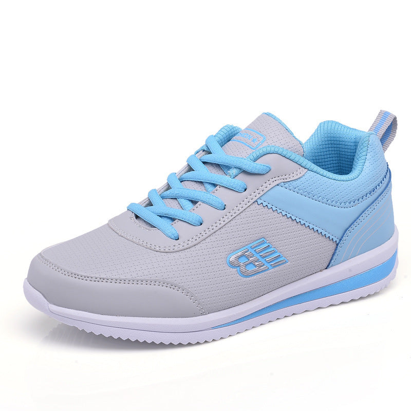 Leather student sneakers women Ooho