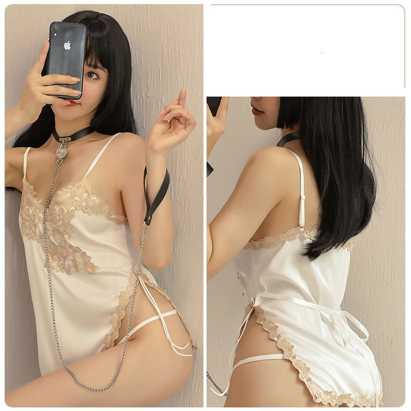 Sexy lingerie sexy pajamas uniform set Ooho