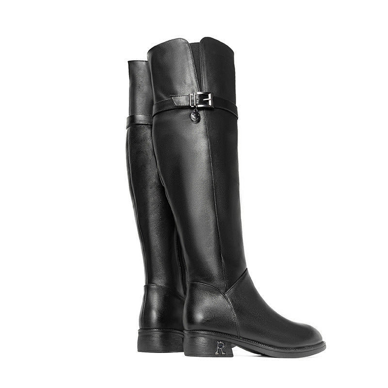 Over The Knee Boots Women Winter New Thickened Warm Ooho