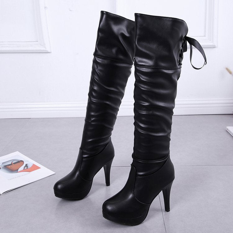New all-match high heel women over the knee boots Ooho