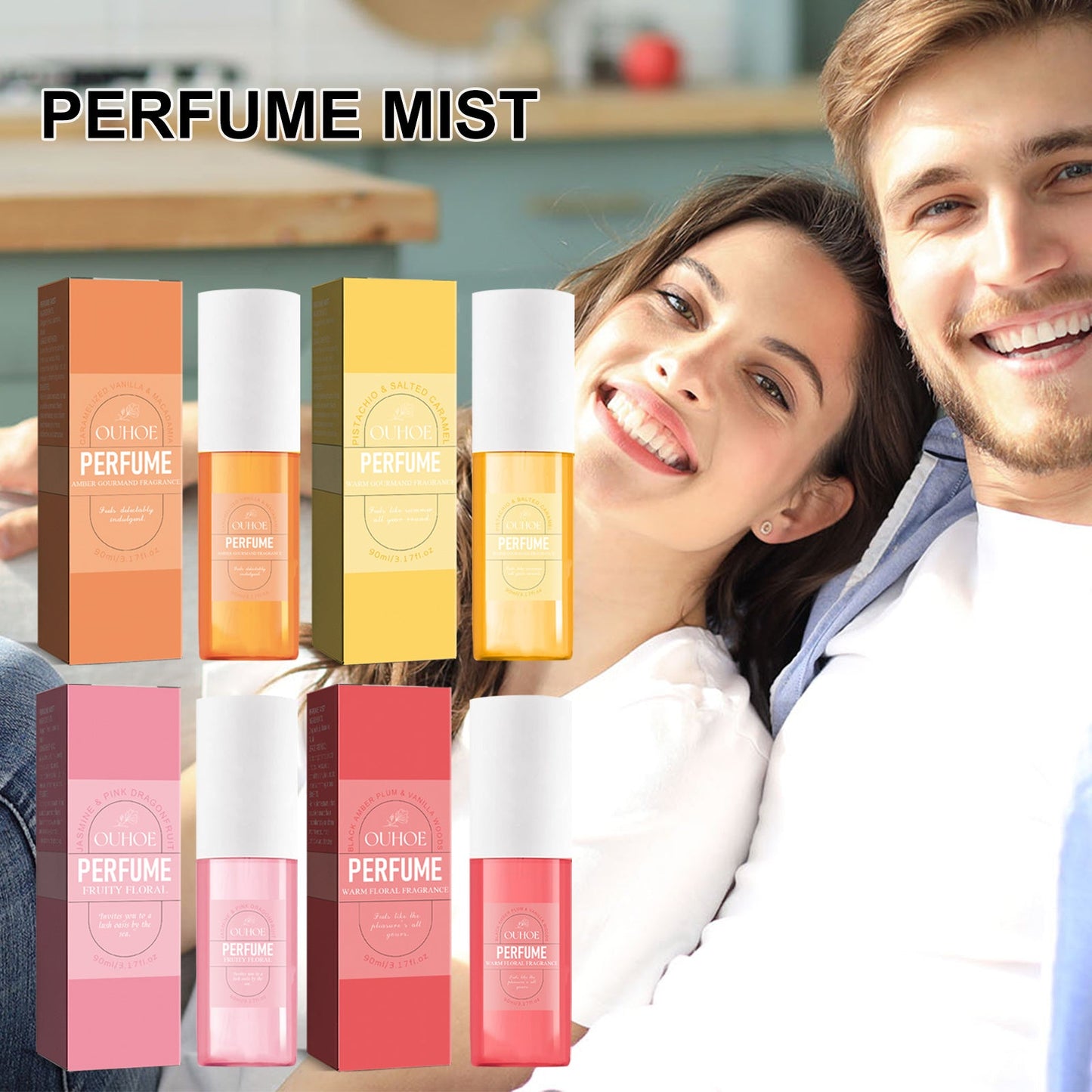 Brazilian Perfume,Fruity Fragrance Perfume Mist,Brazilian Perfume For Women Bodymoisturize Skin 3.17oz Ooho