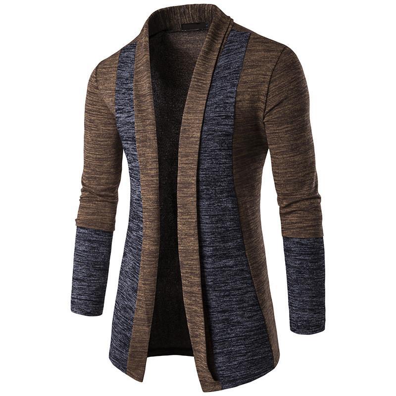 Men Knit Cardigan Coat Ooho
