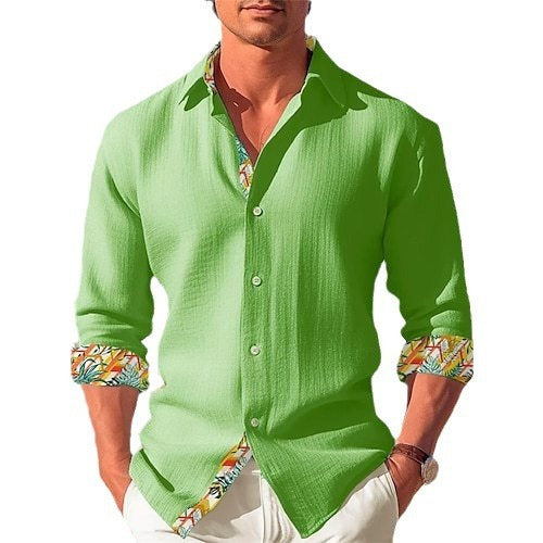 Loose Casual New Long Sleeve Shirt Coat For Men