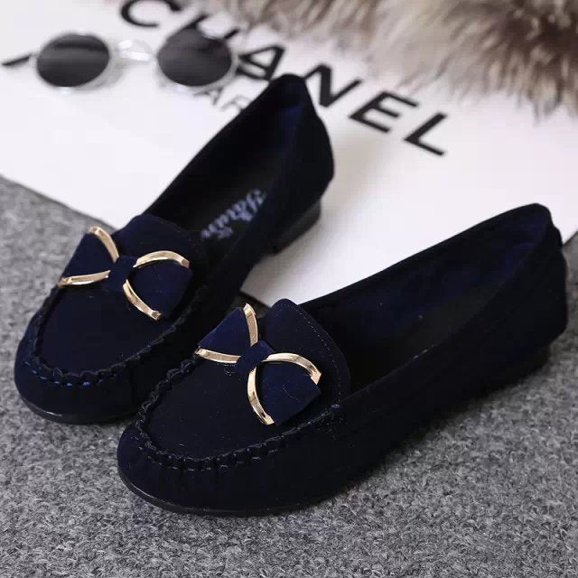 Peas shoes flat shoes bowknot women's shoes Ooho