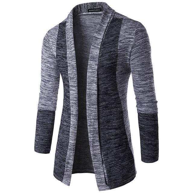 Men Knit Cardigan Coat Ooho