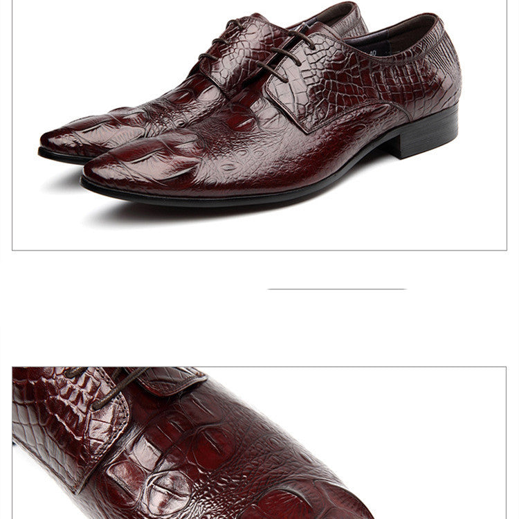 Hairdresser Men's Dress Handmade Leather Shoes Ooho