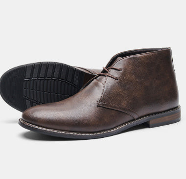 Men's Workwear Boots Retro Color Brushed Large Size Desert Boots Men Ooho