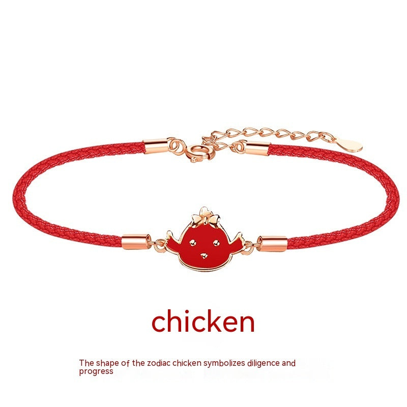 Zodiac Red Rope Bracelet For Women Ooho