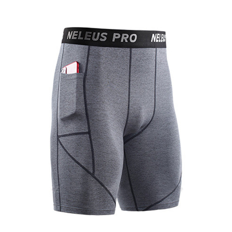 Men Outdoor Running Shorts Male Board GYM Exercise Fitness Leggings Ooho