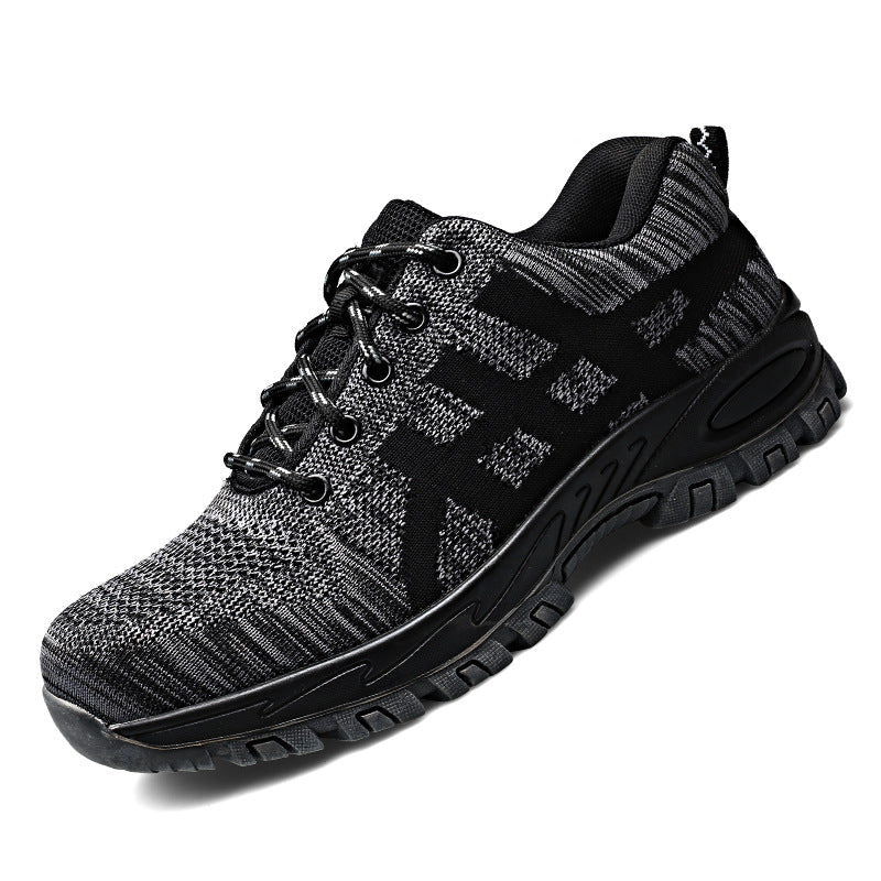 Plus Size Men's Winter Steel Toe Cap Protective Work Shoes Short Boots Men Steel Mid Sole Safety Indestructible Shoes Ooho