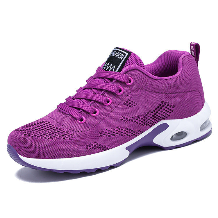 New Casual Air Cushion Running Breathable Soft Sole Sports Shoes For Women Ooho