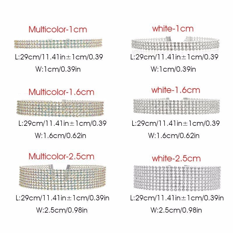 Fashion Women Full Crystal Rhinestone Choker Necklace Wedding Jewelry Chokers Necklaces For Women Ooho