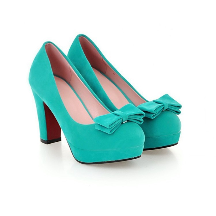 Platform bow high heels Ooho
