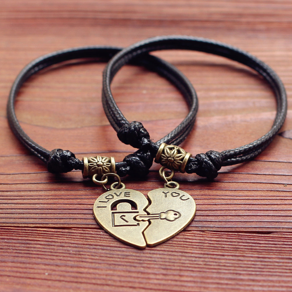 Couple bracelets girlfriends bracelets simple couple accessories Ooho