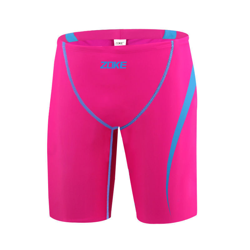 Five-Point Swimming Trunks Men's Professional Racing Swimming Trunks Ooho
