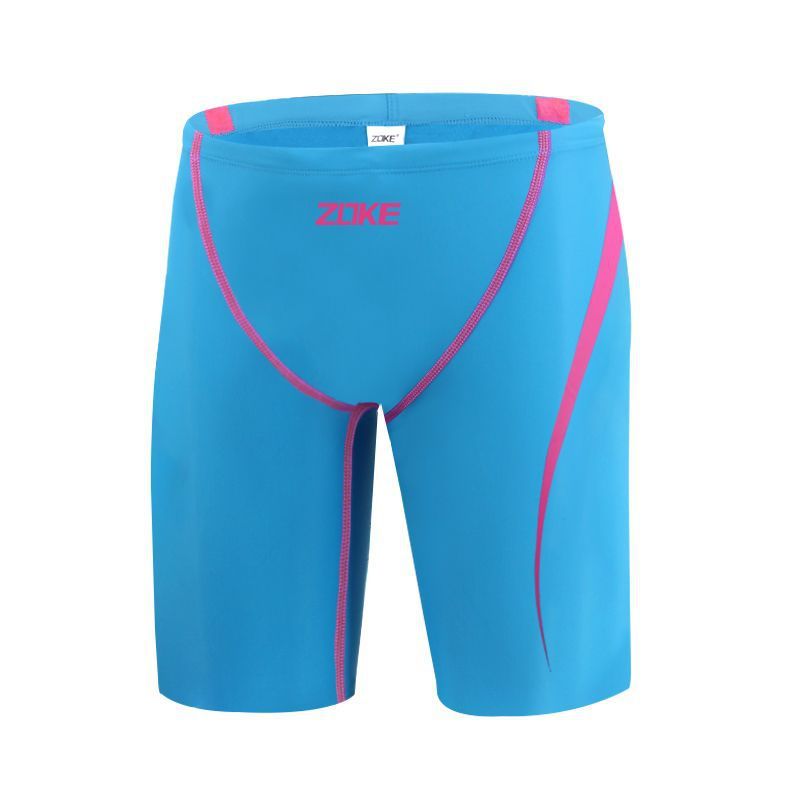 Five-Point Swimming Trunks Men's Professional Racing Swimming Trunks Ooho