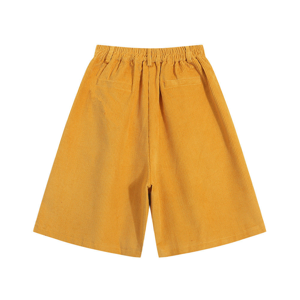 Fashion Personality Corduroy Loose Shorts Men Ooho
