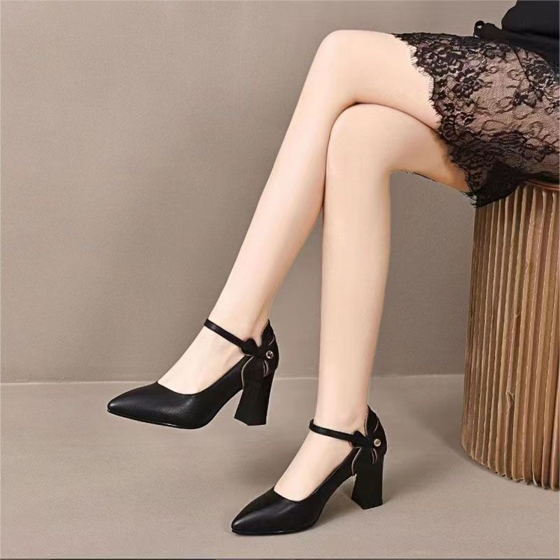 High Heels Women's Fashion Pointed Toe Shallow Mouth Ooho