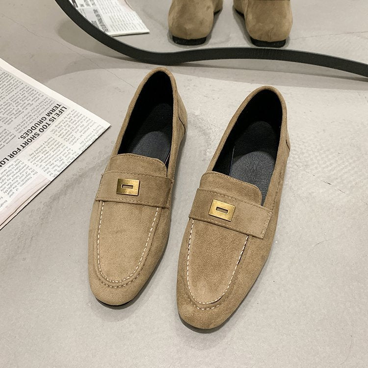 Commuter Shoes Female Flat Loafers Ooho