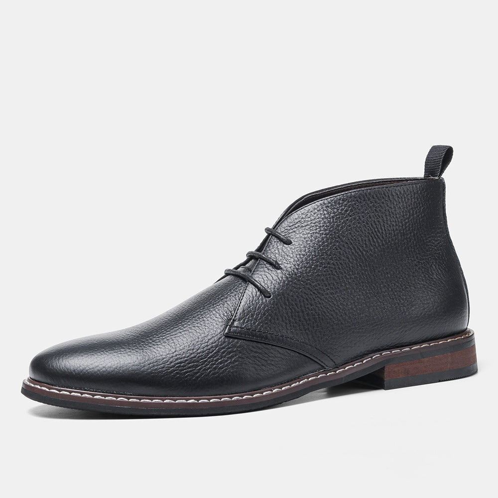Men's Workwear Boots Retro Color Brushed Large Size Desert Boots Men Ooho