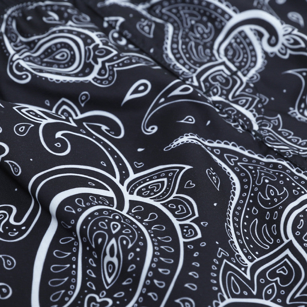 Fashion Paisley Full Printed Shorts Men Ooho