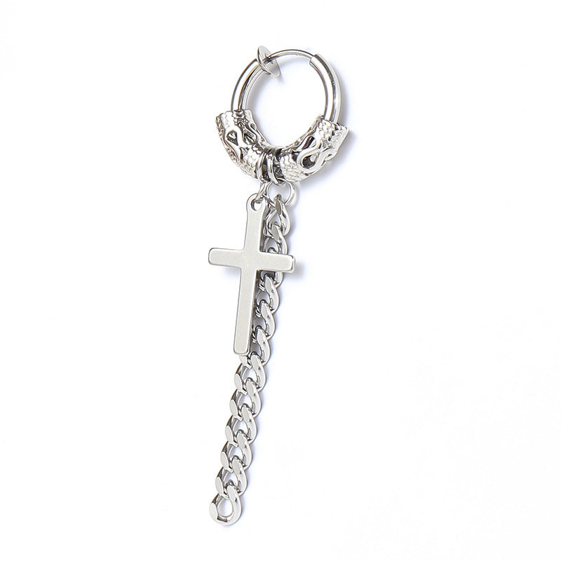Trendy male earrings dark street earrings Ooho