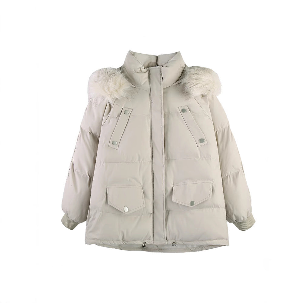Loose Slimming Parka Coat for Women – Lightweight Warm Winter Outerwear Ooho