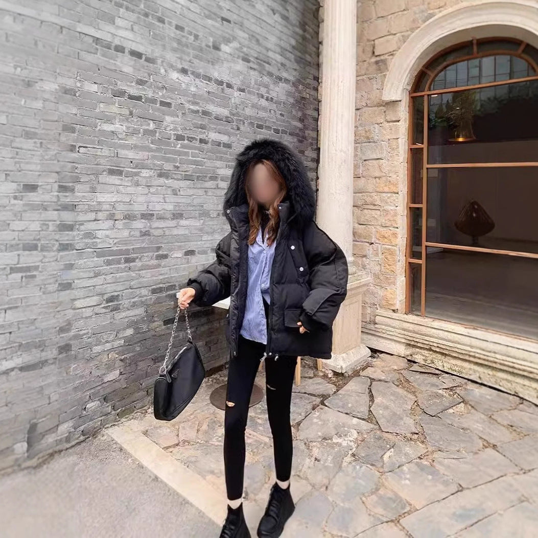 Loose Slimming Parka Coat for Women – Lightweight Warm Winter Outerwear Ooho