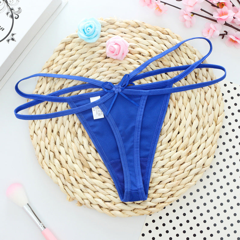 Female Thong Plain Colored Underwear For Women Ooho