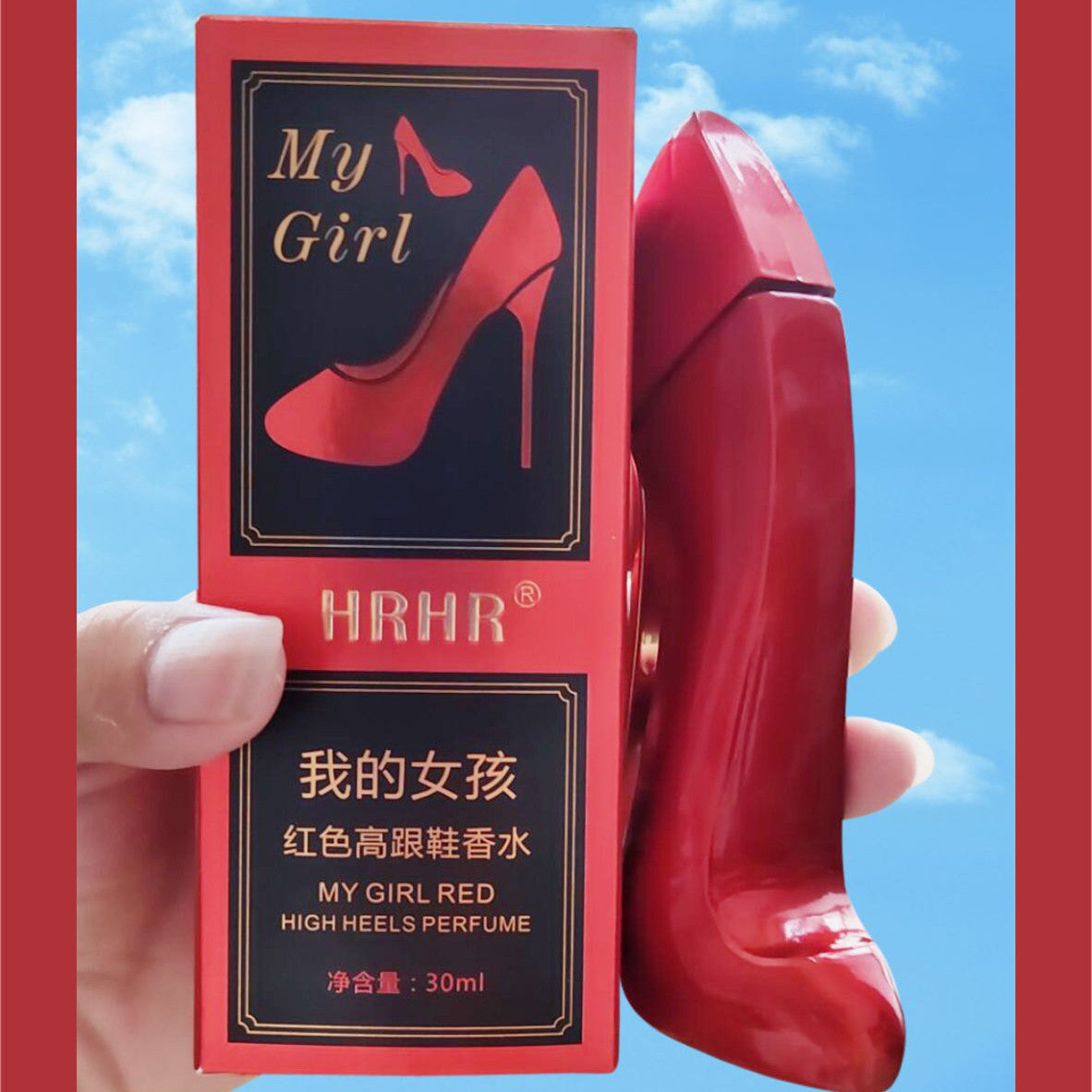 Red High Heels Perfume Misty Fragrance Ooho