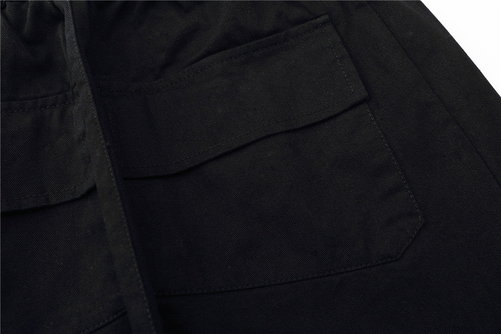 Solid Color Multi-pocket Cargo Pants Men Ooho