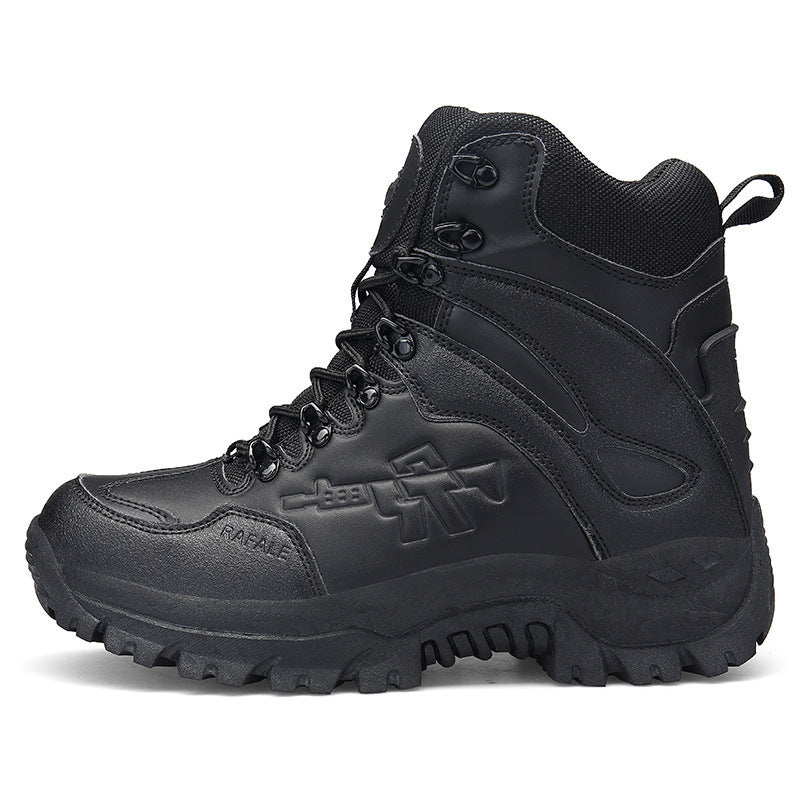 Large Size Army Fan Outdoor Hiking Shoes For Standing Boots Tactical Desert Shoes Military Boots Men Ooho