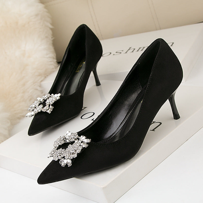Women Pointed Toe Fashion High Heel Shoes Ooho