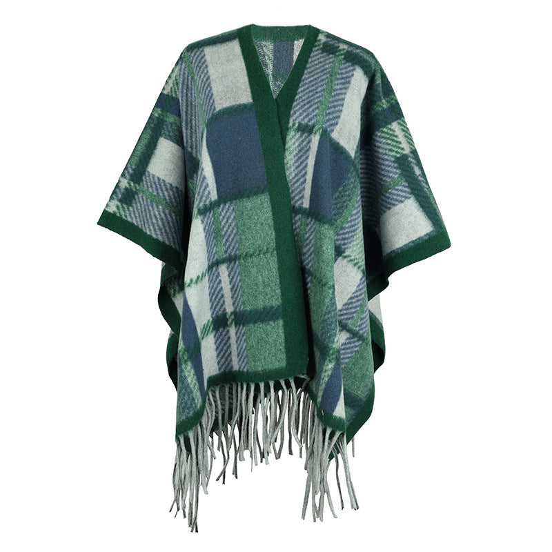Tassel Cape and Shawl for Women – Elegant Fashion Cover-Up Ooho