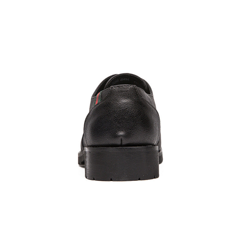 Soft leather pointed shoes men Ooho