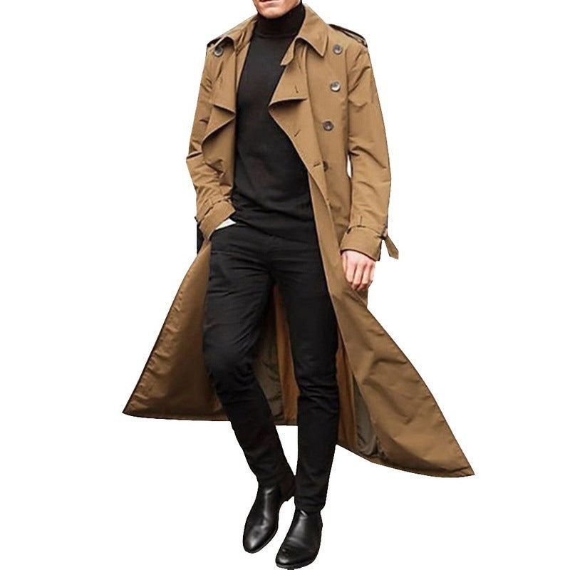 Men's Long Trench Coat Men's Trench Coat Ooho
