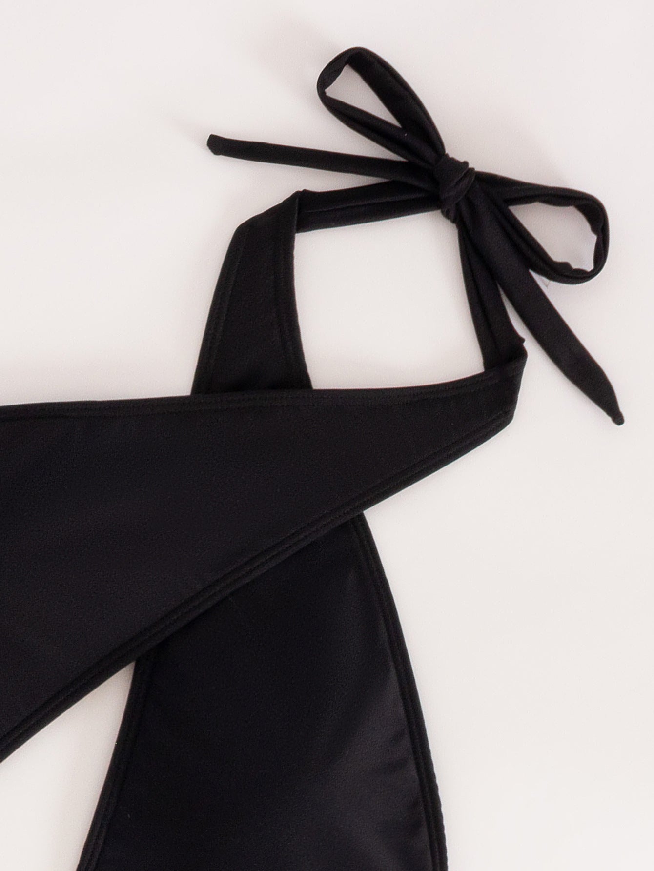 Cross Strap New Solid Color One-piece Swimsuit For Women Ooho