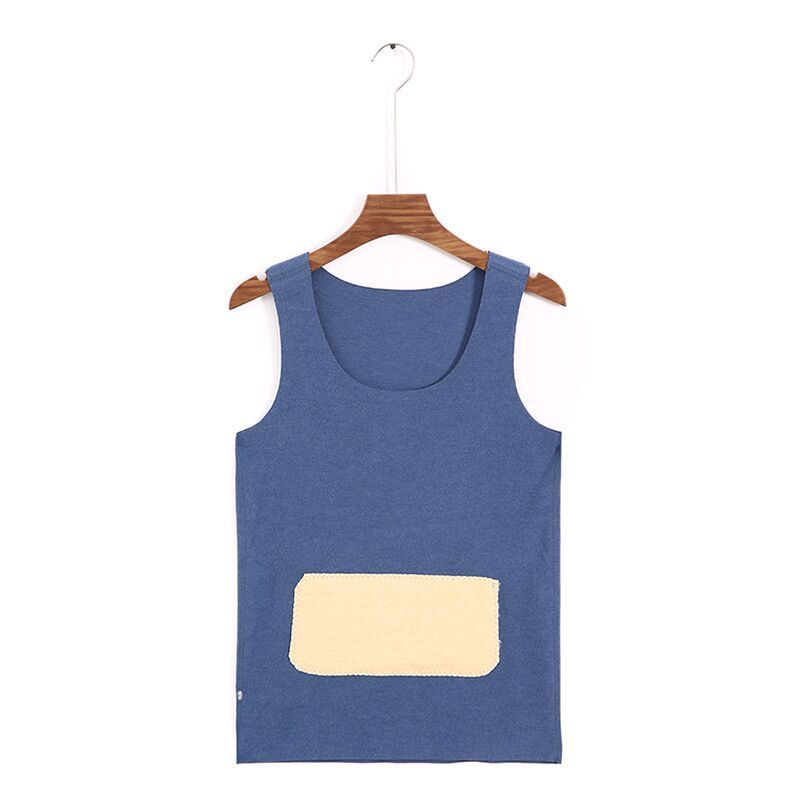 Silk Patch Traceless Thermal Vest For Men Ooho