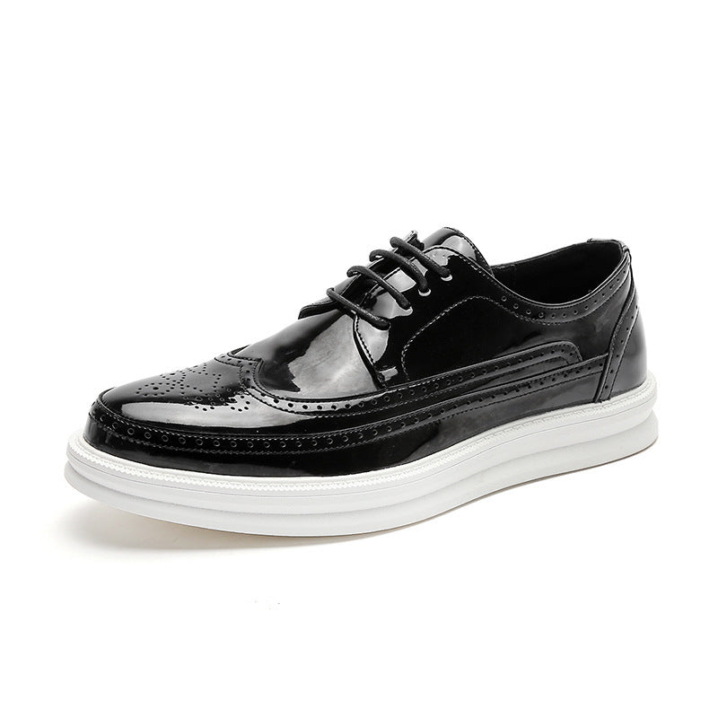 Mens Business Casual Korean Style Trendy British Mens Shoes Ooho