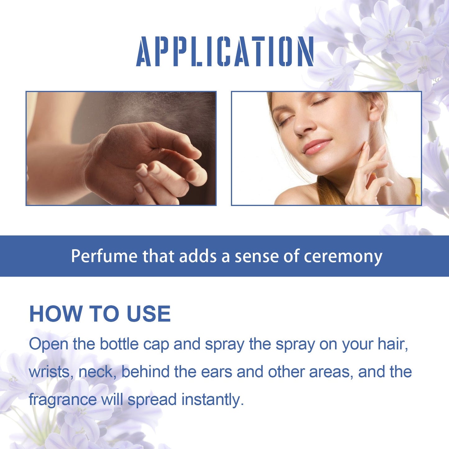 North Moon Fragrance Spray, Spray Body Splash For Women, Hair & Body Fragrance Mist, Fresh Long Duration Fragrance Spray Scent, Women's Dating Perfume Spray Ooho