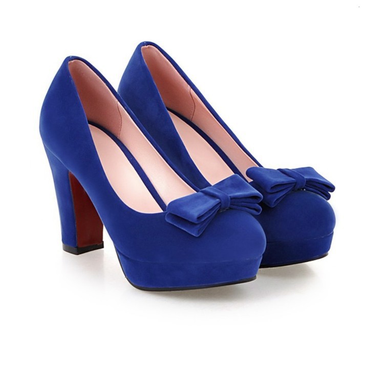 Platform bow high heels Ooho