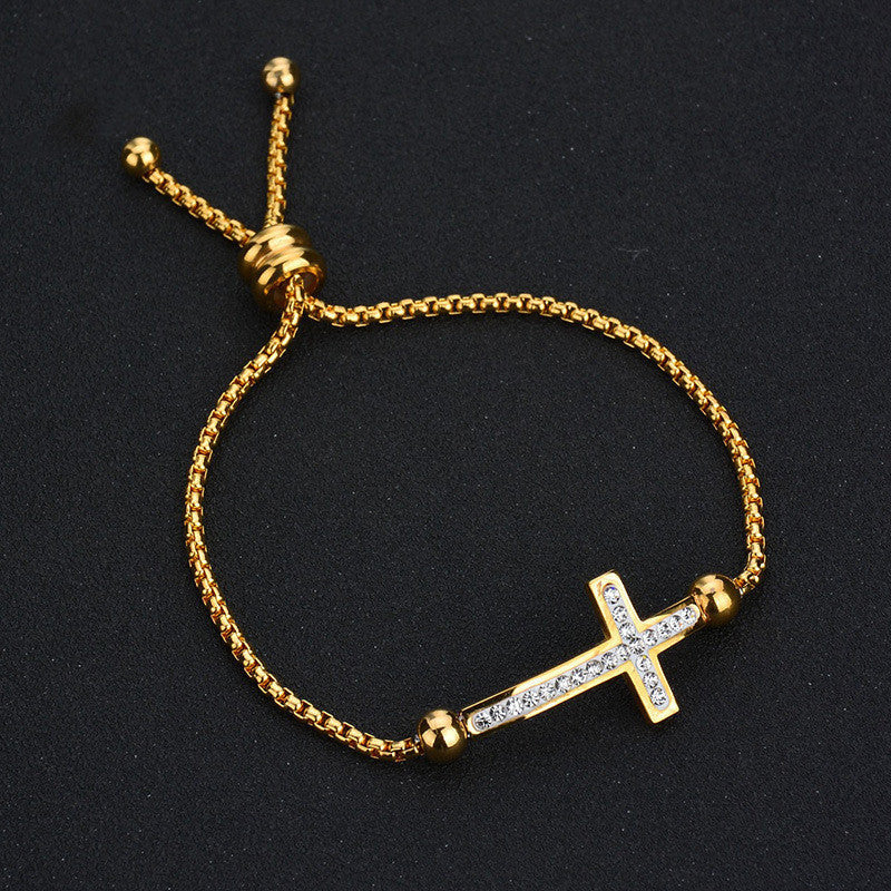 Micro Rhinestone Adjustable Bracelet For Women Ooho