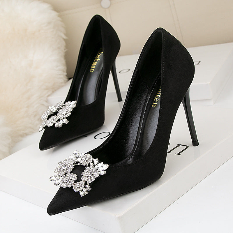Women Pointed Toe Fashion High Heel Shoes Ooho