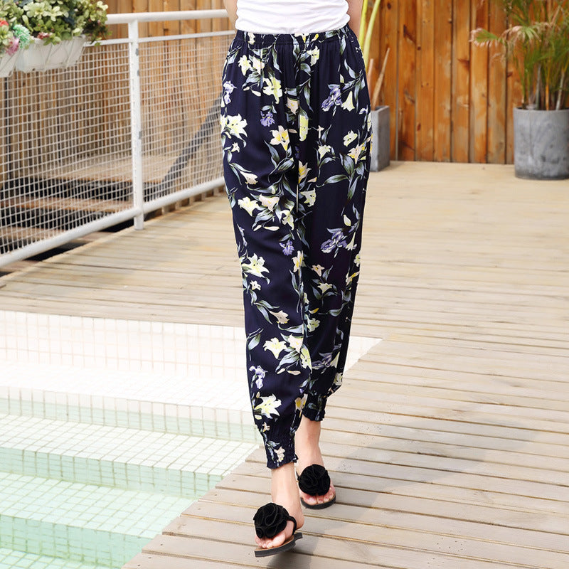 Women’s Cotton Silk Lantern Beach Shorts | Casual Lightweight Summer Shorts Ooho