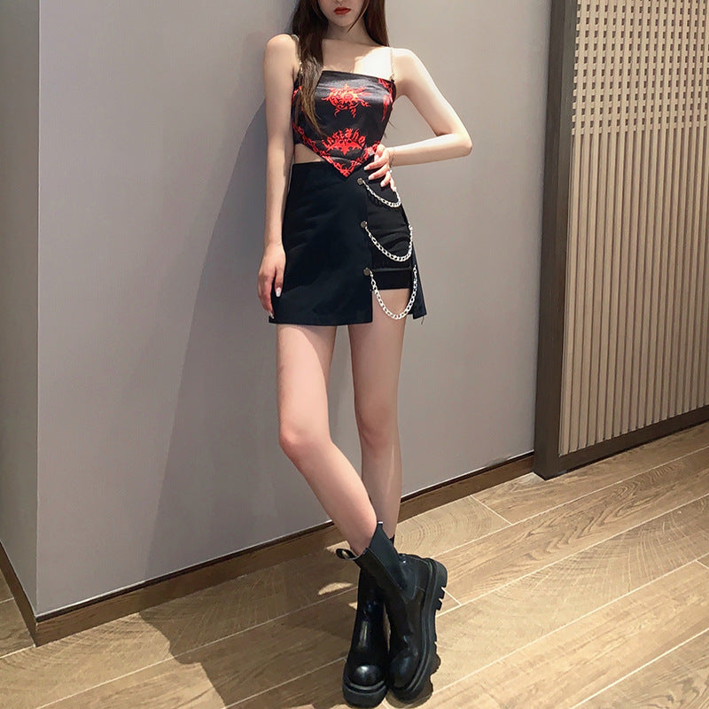 Irregular Hip Hop Culottes for Women | Streetwear Jazz Style Dance Pants Ooho