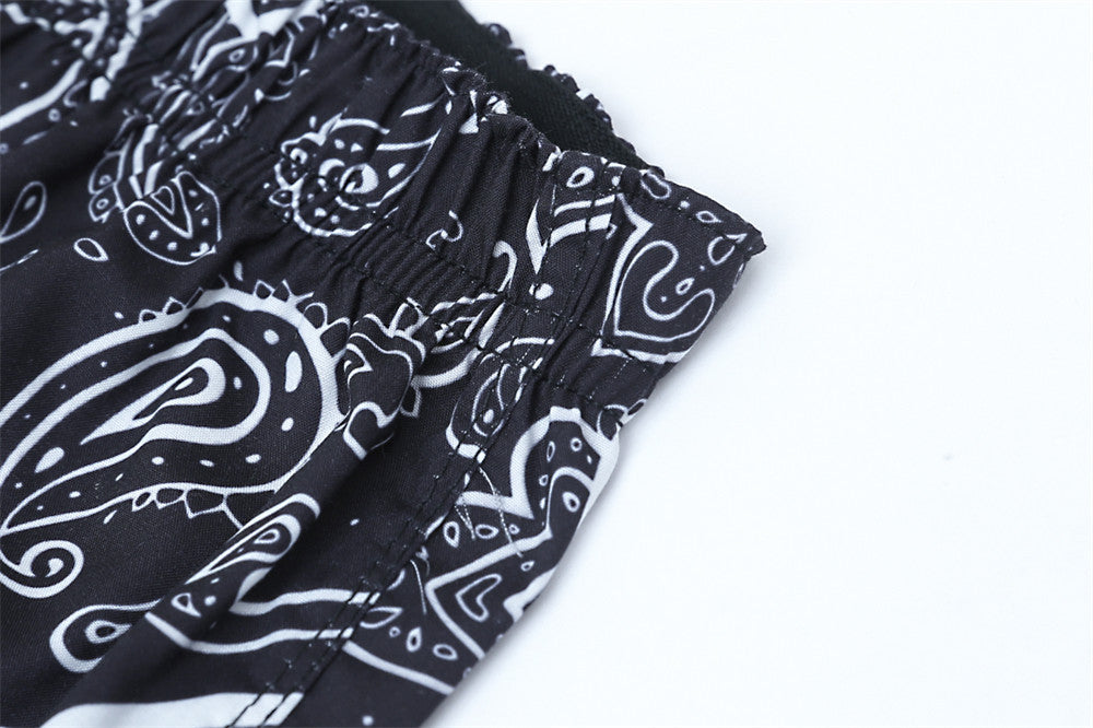 Fashion Paisley Full Printed Shorts Men Ooho