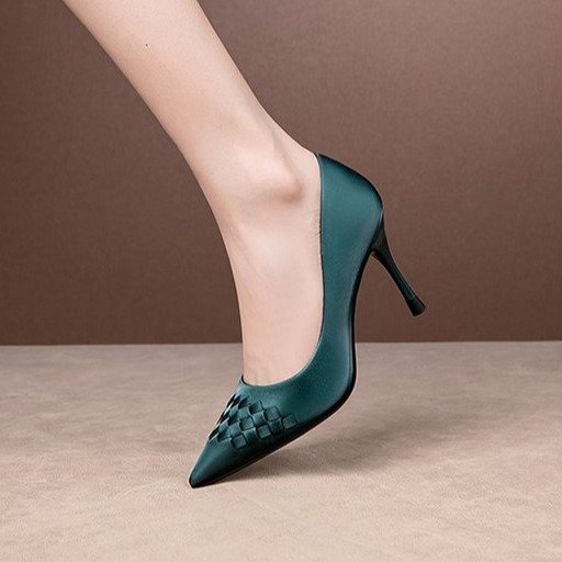 Pointed Shallow Mouth Single Shoes Women Stiletto Fashion Shoes Women Ooho