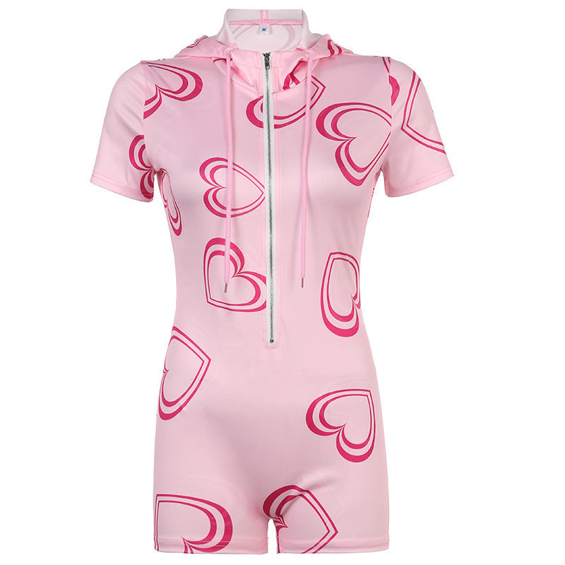 Women’s Casual Sports Jumpsuit Shorts | Stylish Summer Romper for Active Ladies Ooho