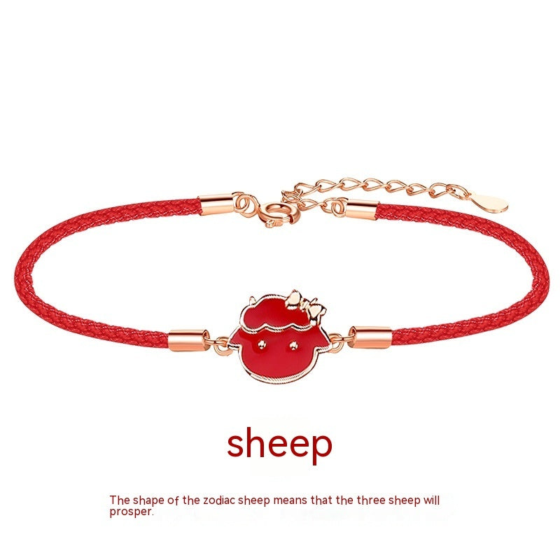 Zodiac Red Rope Bracelet For Women Ooho