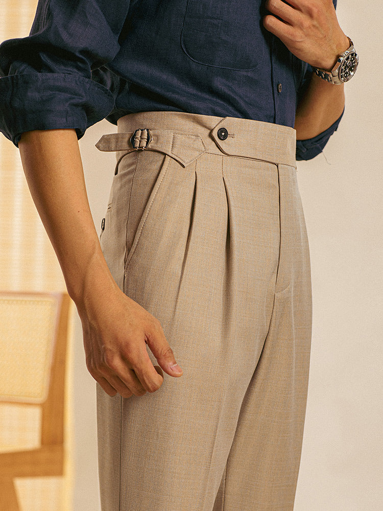 Dress Pants Paris Buckle Pendant Feeling For Men Ooho